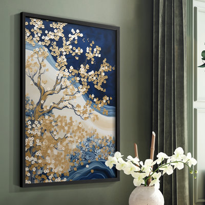 Paysages série CLXV III - reproduction encadrée de qualité supérieure - prête à être accrochée - aucun clou requis