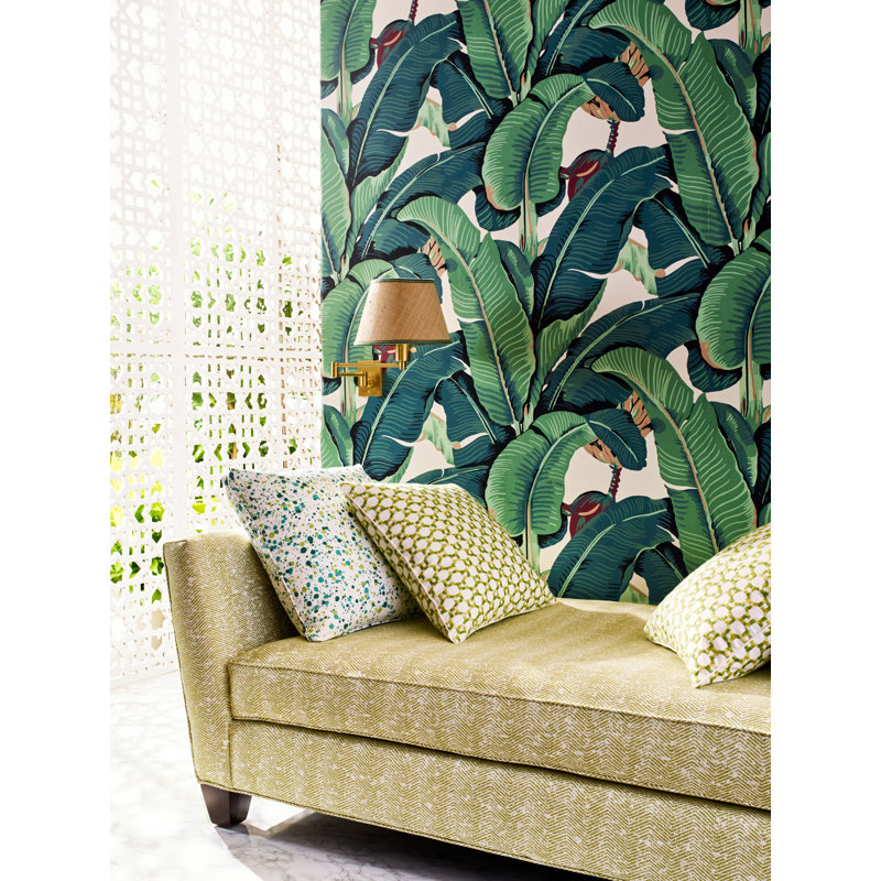 Hinson Icons Floral Wallpaper Roll, Green