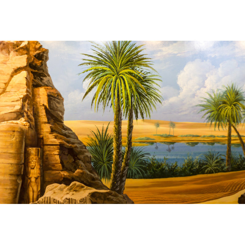 Ramah Oasis In The Desert by Picturist - Wrapped Canvas Print, 30cm H x 46cm W x 3.8cm D