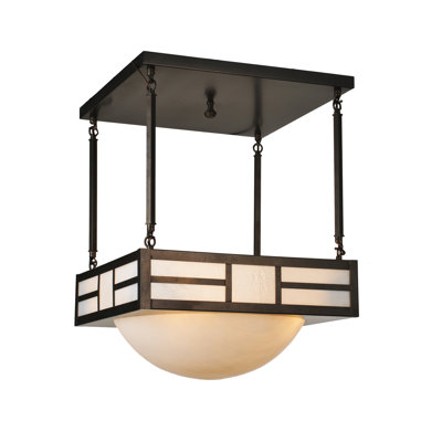 Luminaire suspendu bol unique et remarquable 4 lumières