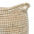 Seagrass Handmade Two Toned Decorative and Functional Storage Basket with Handles