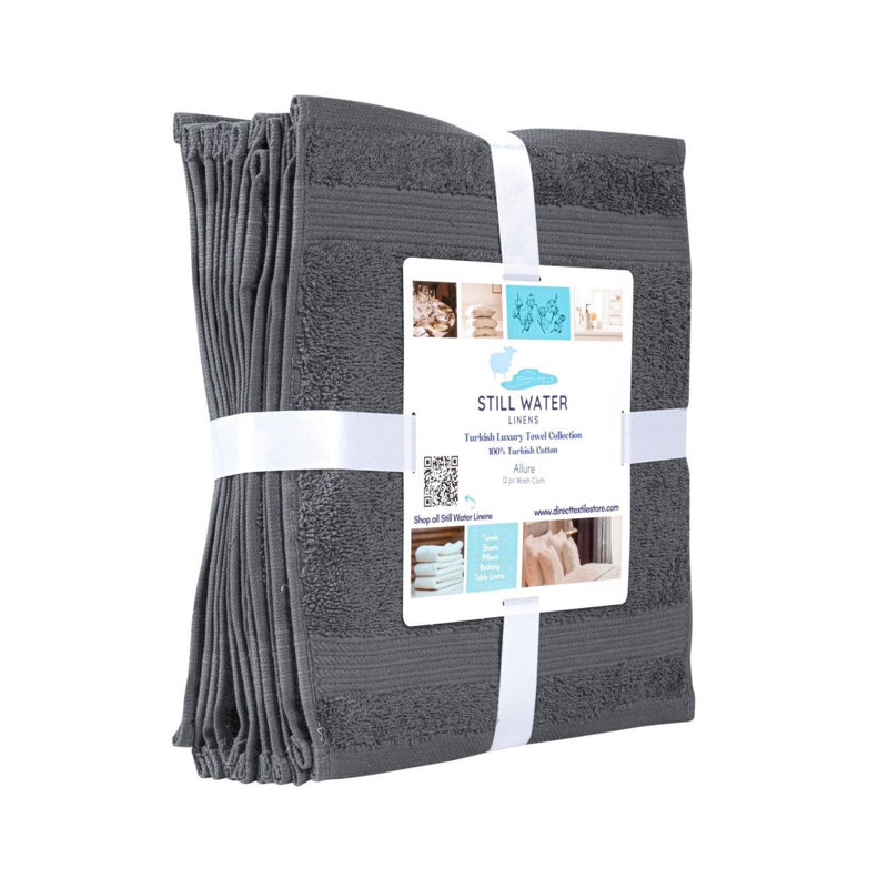 Essuie-mains Allure Turkish, Gris, 12