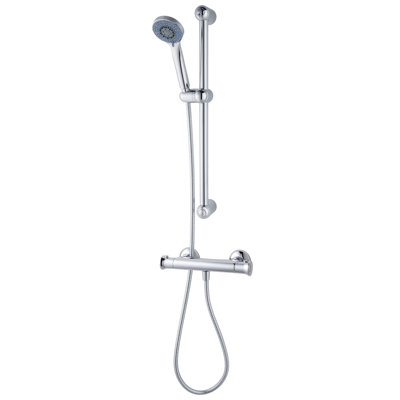  Thermostatic Shower with Slider Rail