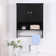 Farmhouse Over Toilet Storage Cabinet With Adjustable Shelves, Double Door Bathroom Organizer, 21.65'' X 7.1'' X 27.6''