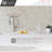 Modern Faucet Stylish Tivoli One-Handle Pull Down Kitchen Faucet-70932380