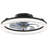 Demaury 20'' Flush Mount Dimmable Ceiling Fan with LED Lights-2140420710