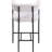 Malin Upholstered Counter Stool with Metal Frame-521541527
