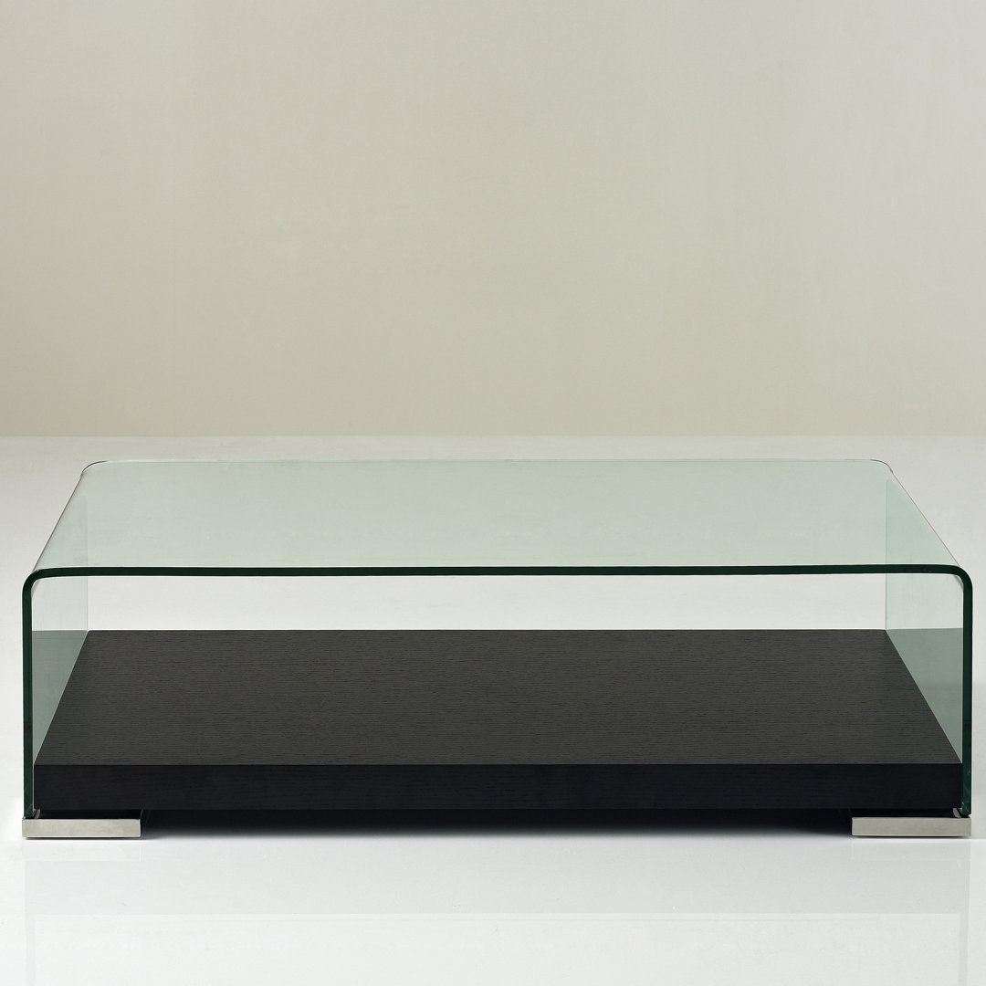 Seymour Glass Top Single Coffee Table Orren Ellis