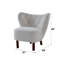 Fauteuil d'appoint en sherpa Teddy