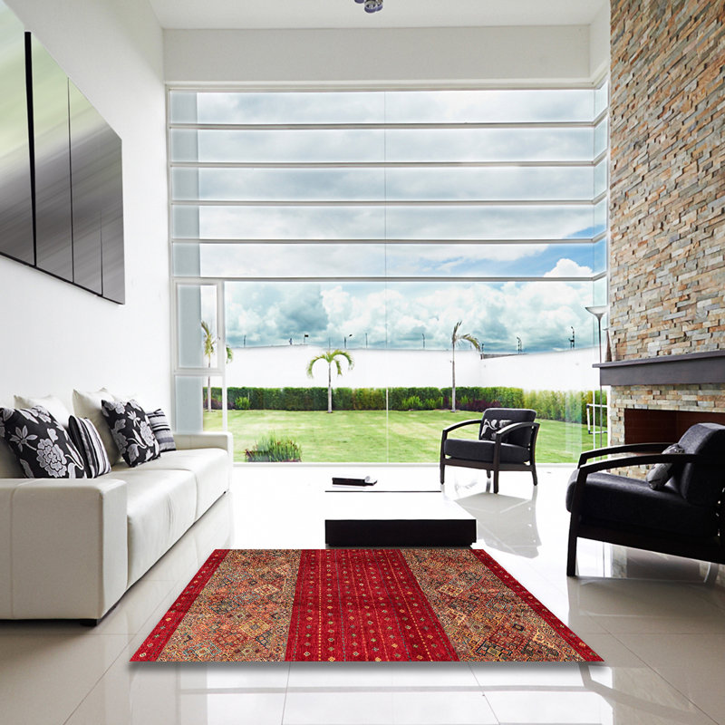 Abstract Indoor Rug, Square 8'