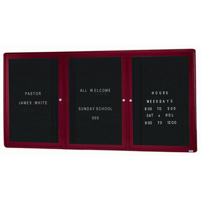 Radius Design Enclosed Directory Letter Board
