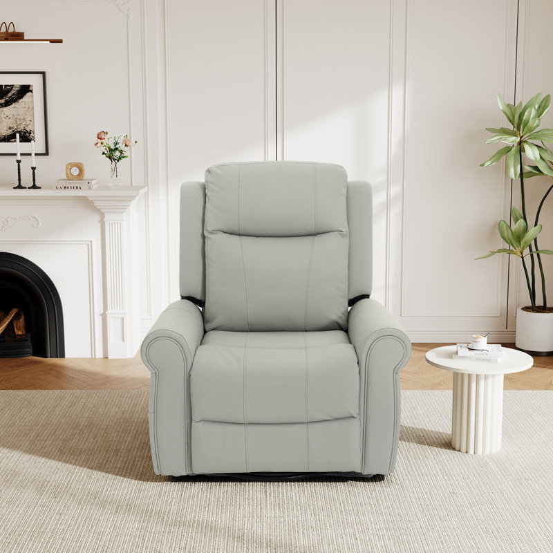 Comfort Recliners With Massage And Heating, Pu Leather In Modern Style, Perfect For Home
