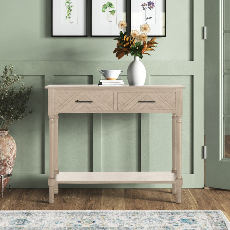 Beton 36'' Console Table, Greige