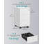 30cm Wide 3 -Drawer Mobile Steel File Cabinet