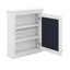 Pharmacie avec tablette réglable en hauteur, armoire de rangement au-dessus de la toilette-118436638