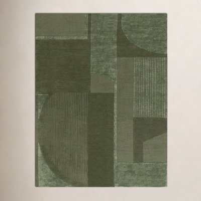 Mesmer Hand-Tufted Geometric Wool Rug