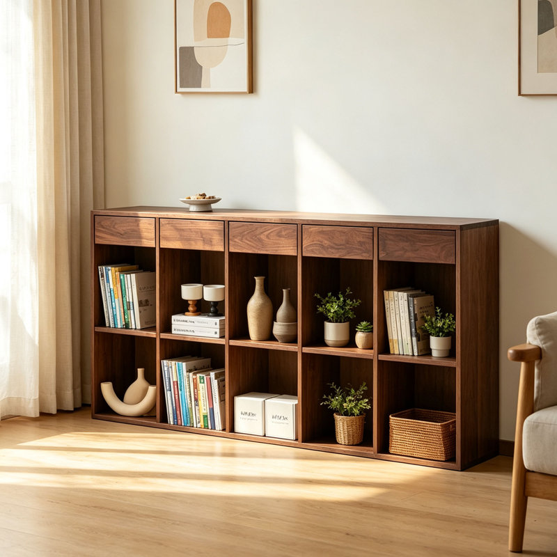 Bibliothèque sur pied de style européen