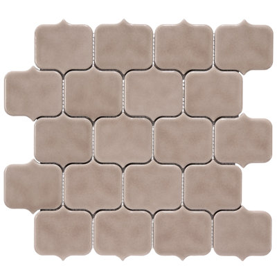 2.65" x 2.75" Porcelain Mosaic Wall & Floor Tile