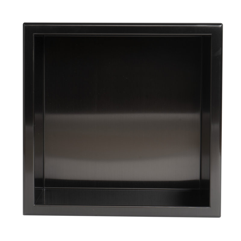 Tablette de douche en acier inoxydable, H 12 po x l 12 po x P 4 po