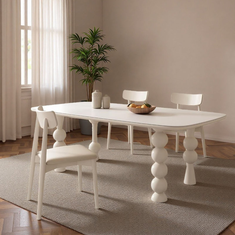 Table de salle à manger style français French Rock, H 29,5 po x l 70,9 po x P 31,5 po