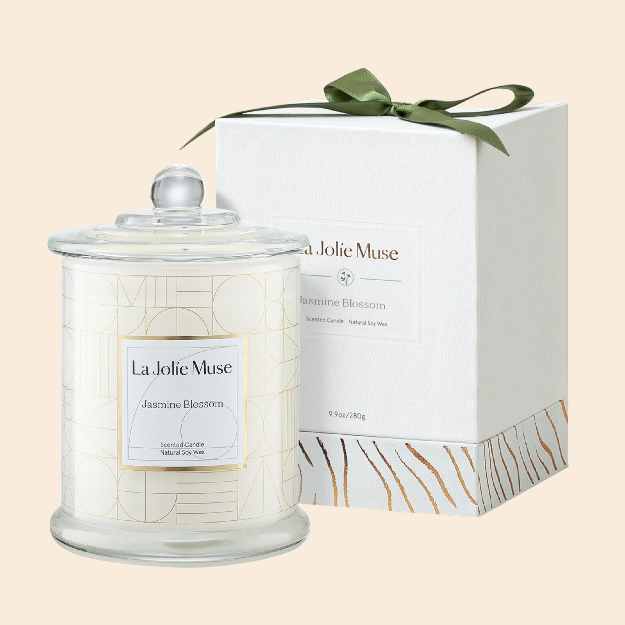 Twine Wrapped Glitter Soy Candle-Making for Gifts or Holidays