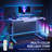 Curtia 140Cm W  Electric Height Adjustable  Desk with Charging Station & LED Light