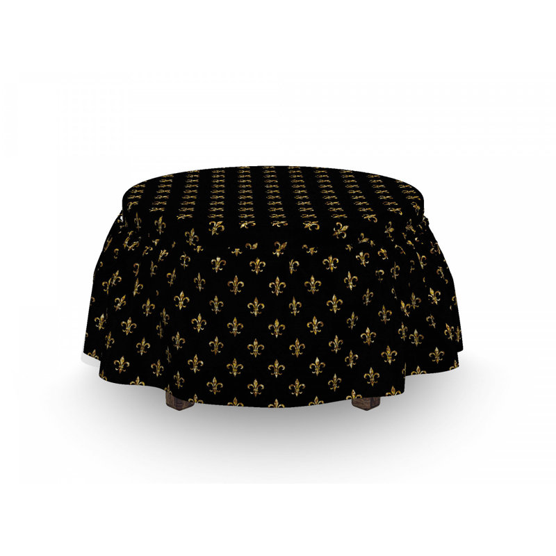 Housse pour repose-pieds french classic on dark