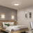 Flush Mount lighting wooden texture 13 inch