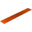 Tapis orange nouvel âge 2 pi 8 po x 18 pi 10 po Deante
