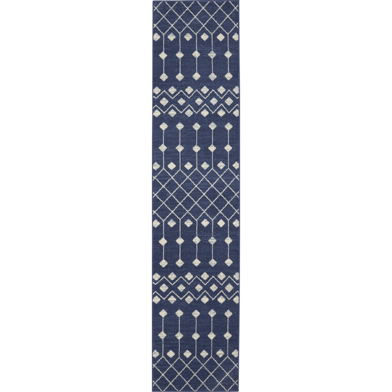 Tapis bohémien Bo Bo, Tapis de couloir 2 pi 3 po x 10 pi