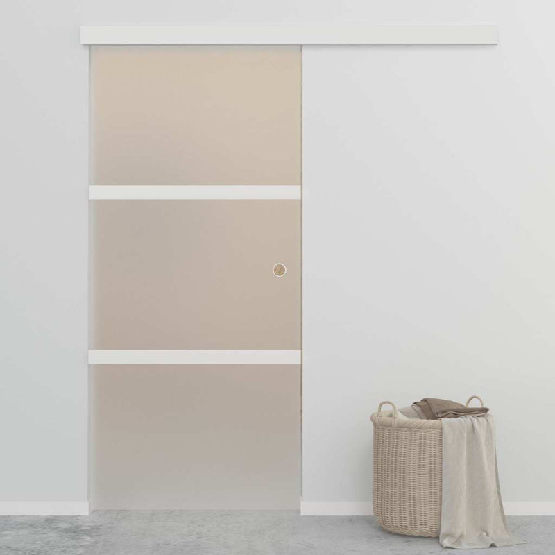 Mirac Glass Sliding Door, 90cm W x 212cm H