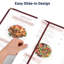WeChef - Paquet de 30 couvercles de menu pour restaurant 8,5 x 11-55821761-55821760