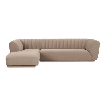 Sidney 117" 2 - Piece Chaise Sectional