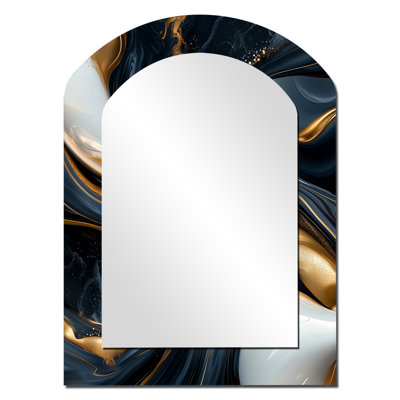 Ladores - Abstract Arch Decorative Mirror On Metal
