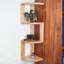 Corner Shelf, 4 Pieces, USA-Grown Solid Hickory Hardwood-2011119560