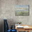 «Gray Blue Field» par Danhui Nai, art mural sur toile-1250260395