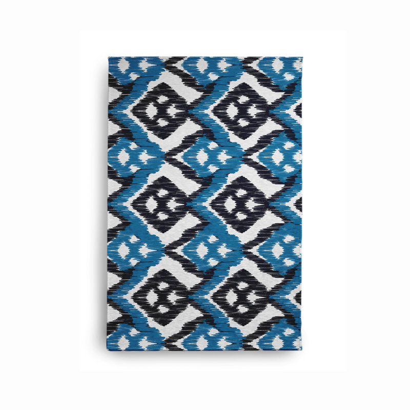 Chenille Ikat Indoor Rug, Rectangle 2' x 3'