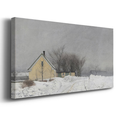 Série paysage - CMLXVII - Toile tendue avec châssis encadré - Prêt à être accroché