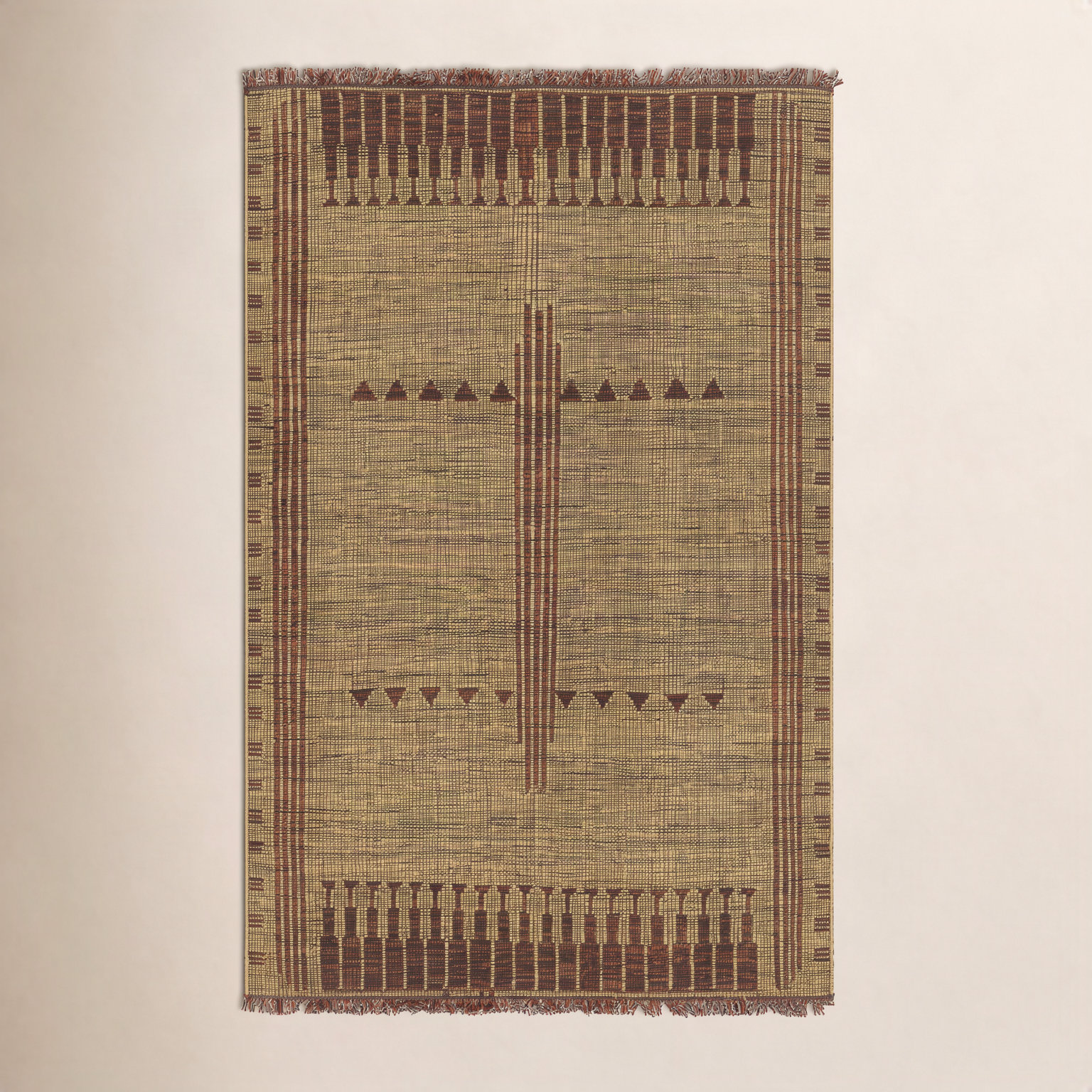 Alfi Handmade Rug, Rectangle 5' x 7'6"