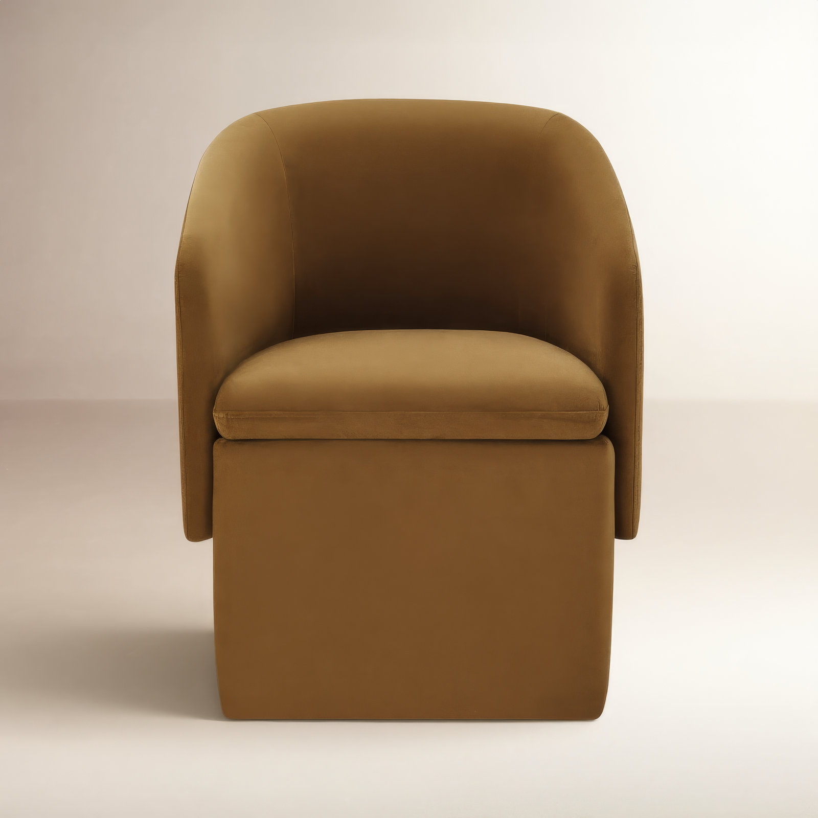Temara Dining Armchair, Soren Ochre Performance Velvet