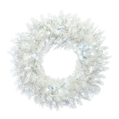 Flocked Cedar Pine Artificial Christmas Series