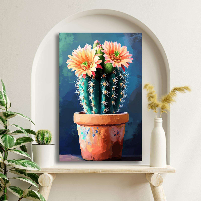 Peinture décorative sur toile, H 27,56 po x l 17,72 po