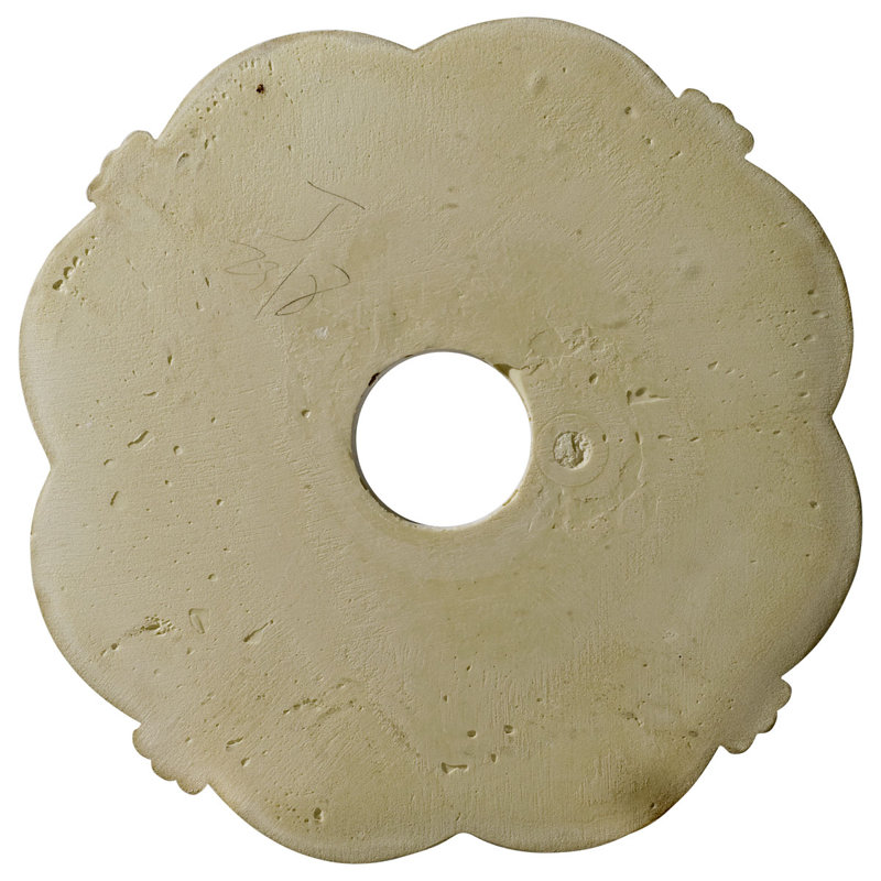 Endurathane Rotherham Ceiling Medallion, 18"OD x 3 1/2"ID x 1 1/2"P (Fits Canopies up to 3 1/2"), Factory Primed, Primed