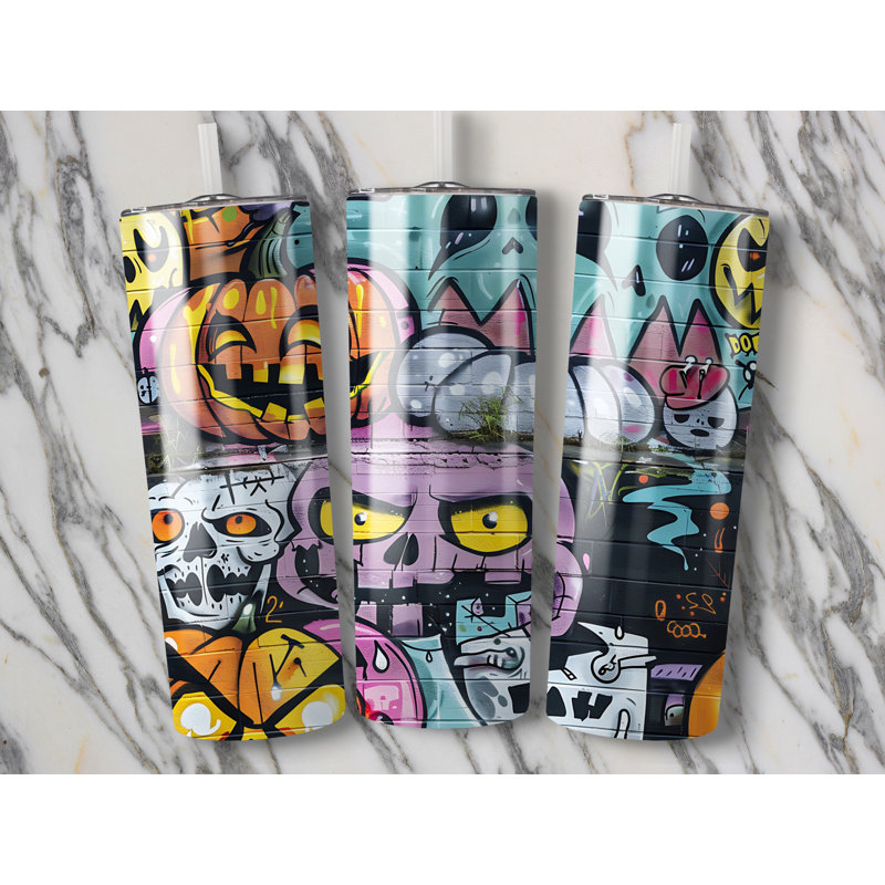 Choose Handmade Tumblers 591ml Vacuum Insulated Stainless Steel (18/8) Travel Tumbler with Straw