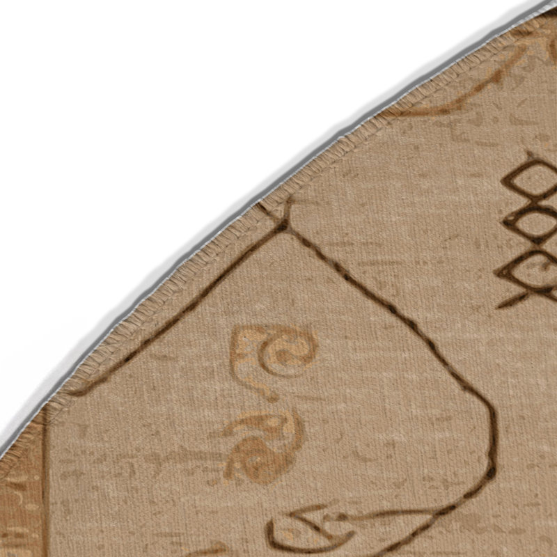 Tapis intérieur et extérieur ArtDeco, Rond 5 pi