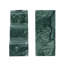 Marble Bookends with Candle Holder - Set of 2 - Teal