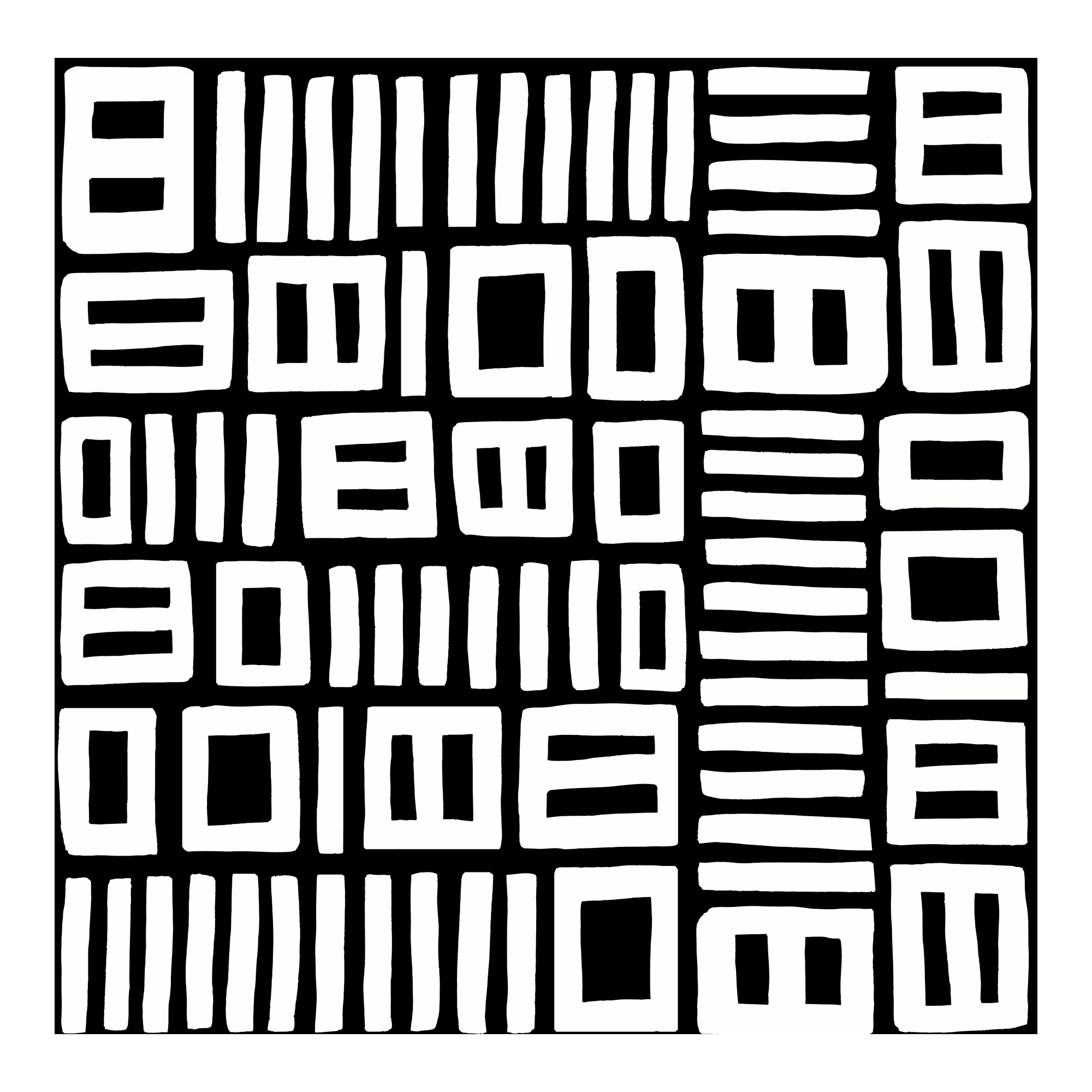 Ellie Peel & Stick Geometric Wallpaper, Black/White