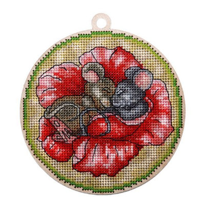 Trousse de broderie au point de croix comptée « Sweet Dream » d'Alisena 5567A