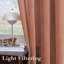 Rideaux semi-transparents avec œillets en mélange de lin - 37 po / 52 po de largeur, panneaux semi-privés et filtrant la lumière pour chambre à coucher -1267717042-1267717068
