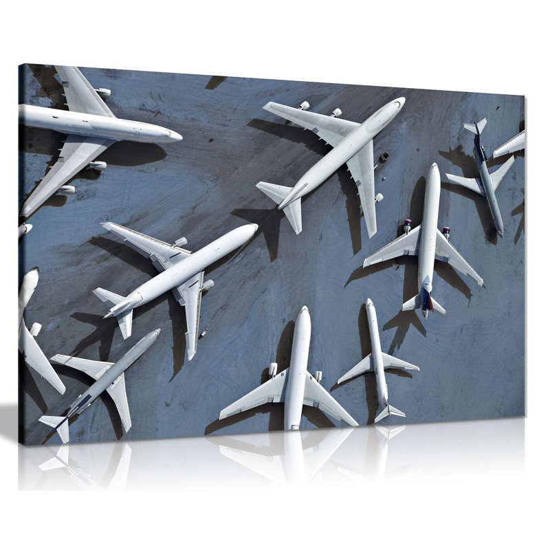 Aerial View - Wrapped Canvas Print, 41cm H x 61cm W